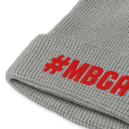 Make Bricklaying Great Again Waffle-Knit Beanie